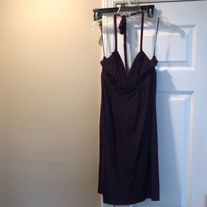 Purple express dress halter